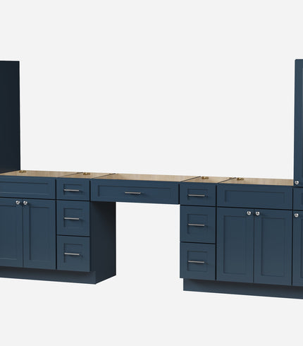 Desk &amp; Tall cabinet  Without Top