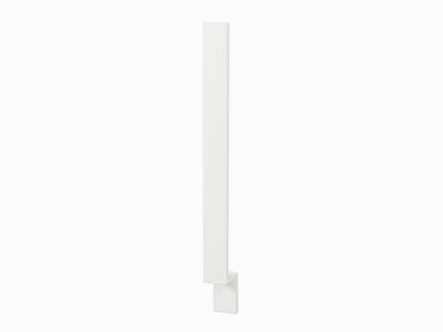 [color:Blue] 3" Bathroom Cabinet Base Filler, White - front view