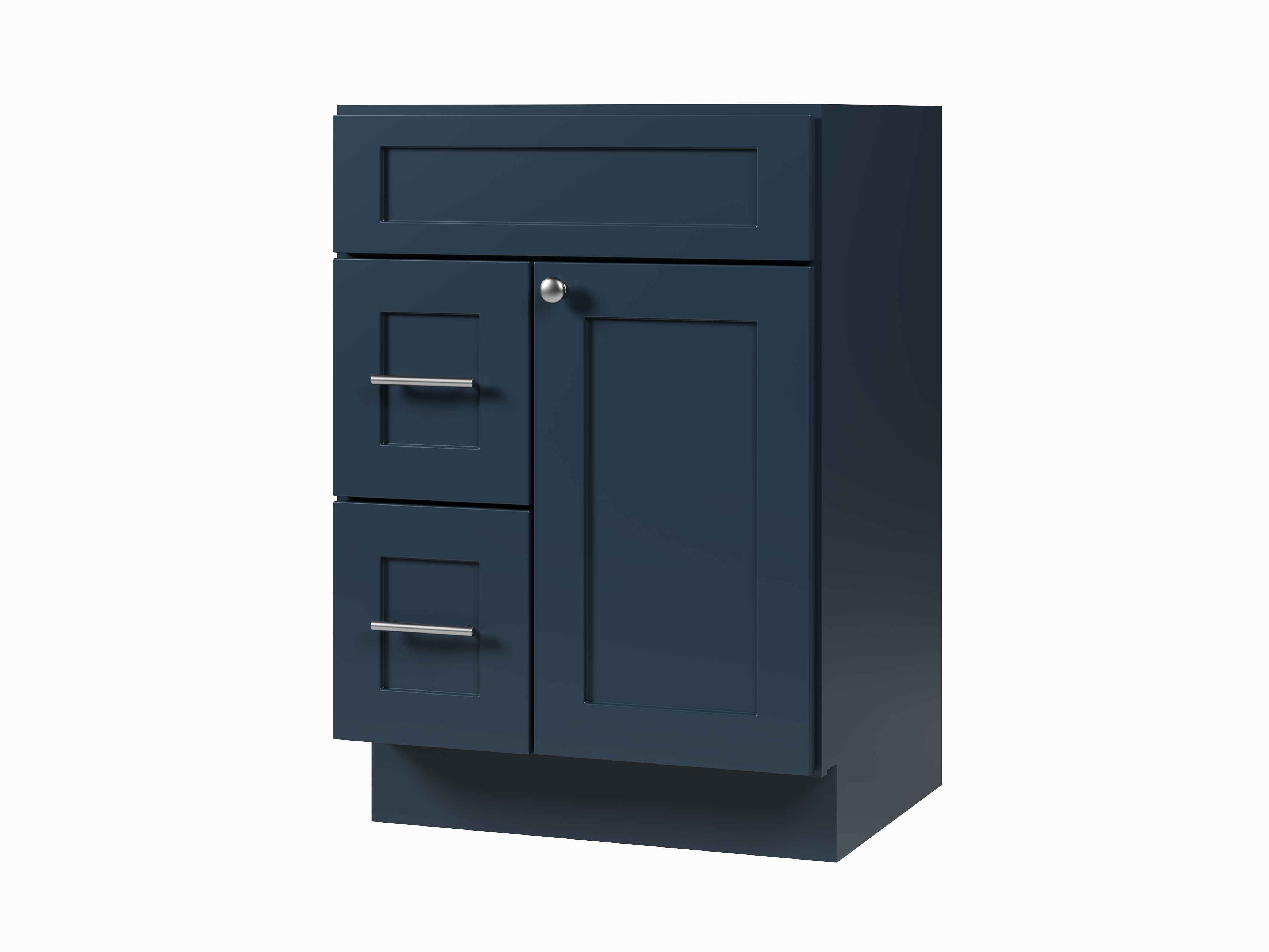 24'' Single Bathroom Vanity Base Only Drawer left