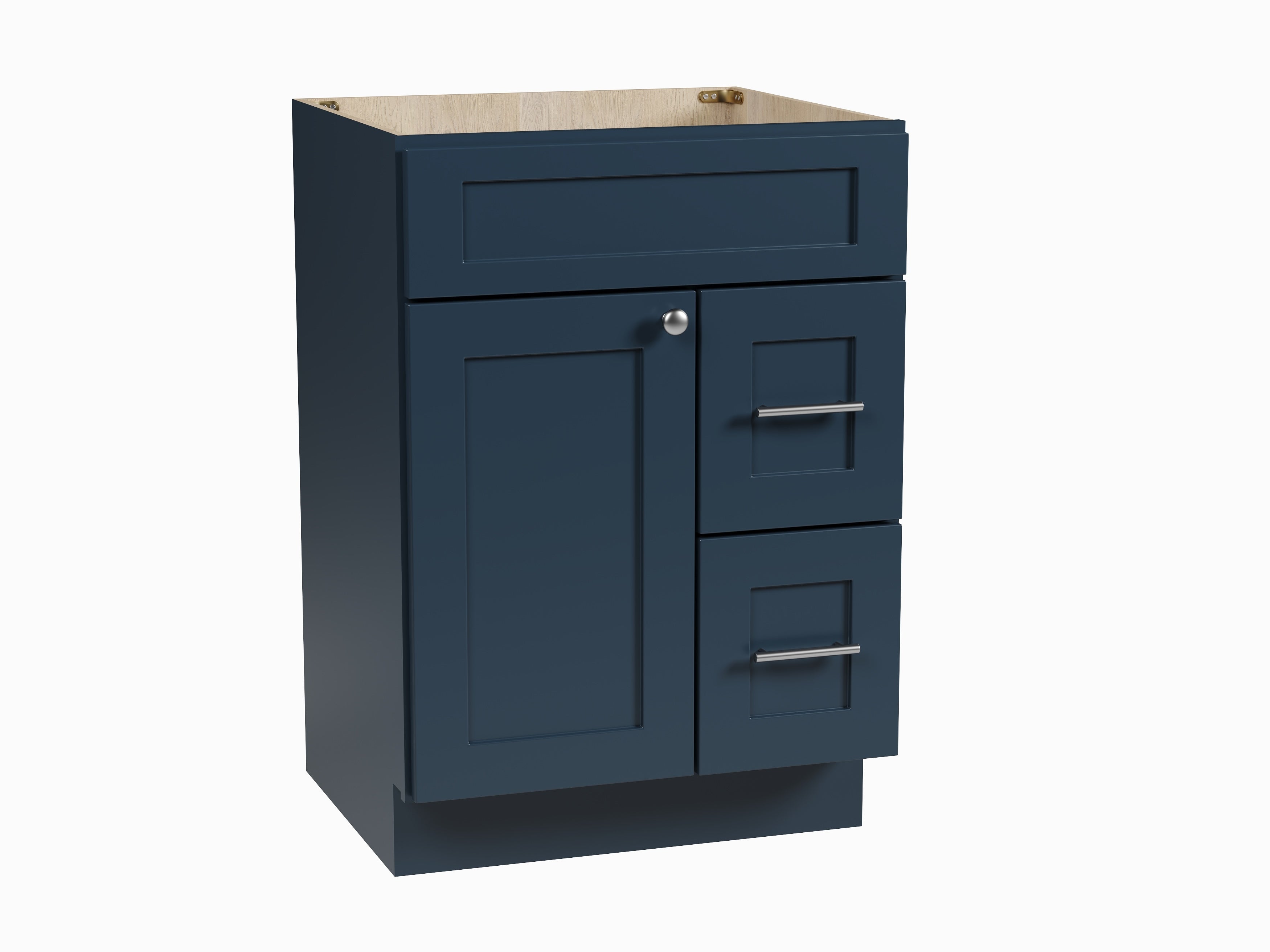 24'' Single Bathroom Vanity Base Only Drawer Right