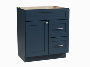 Disar 30'' Bathroom Vanity With Drawer Right Base Only