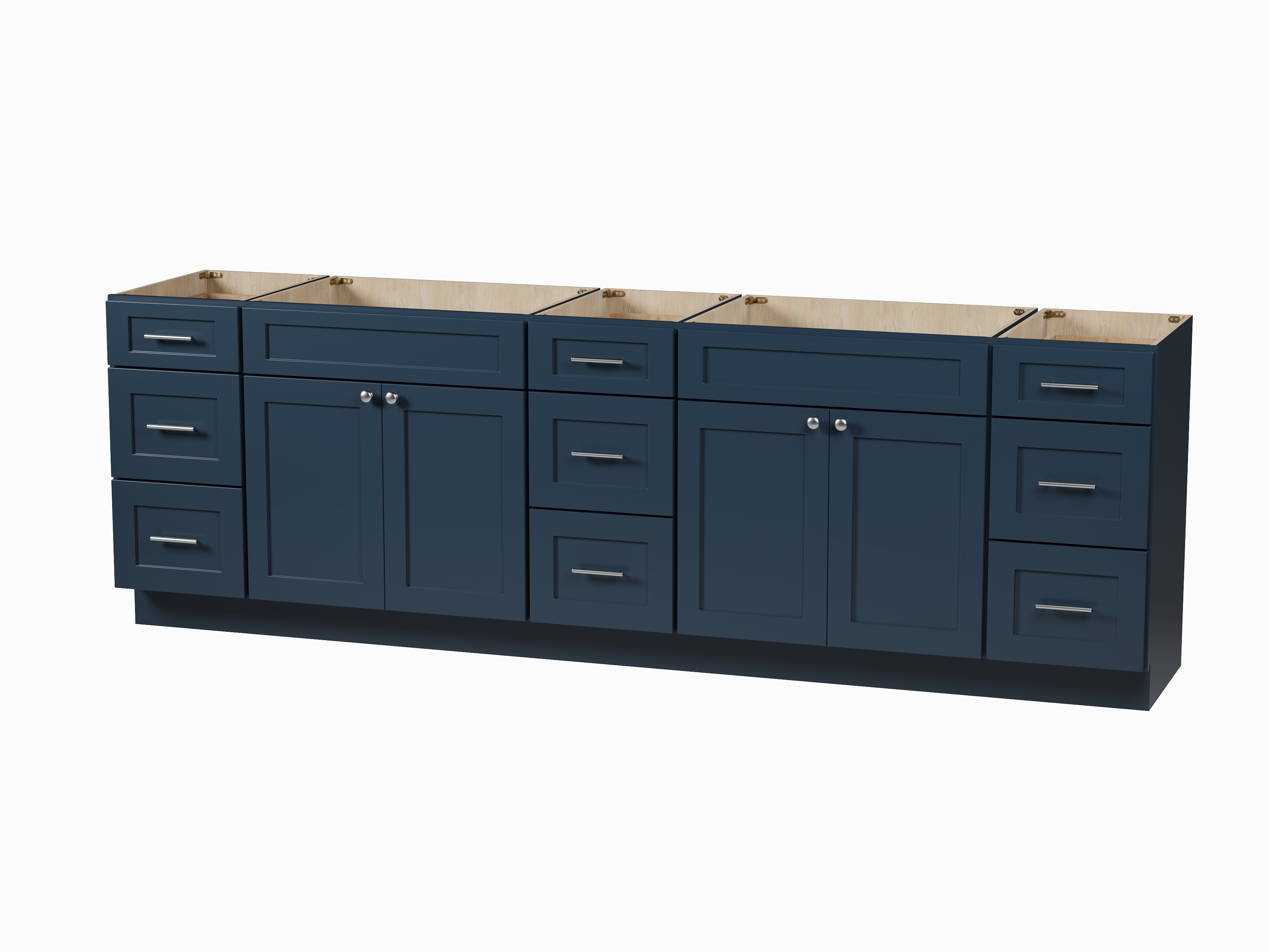 Disar 105'' Double Bathroom Vanity Base only