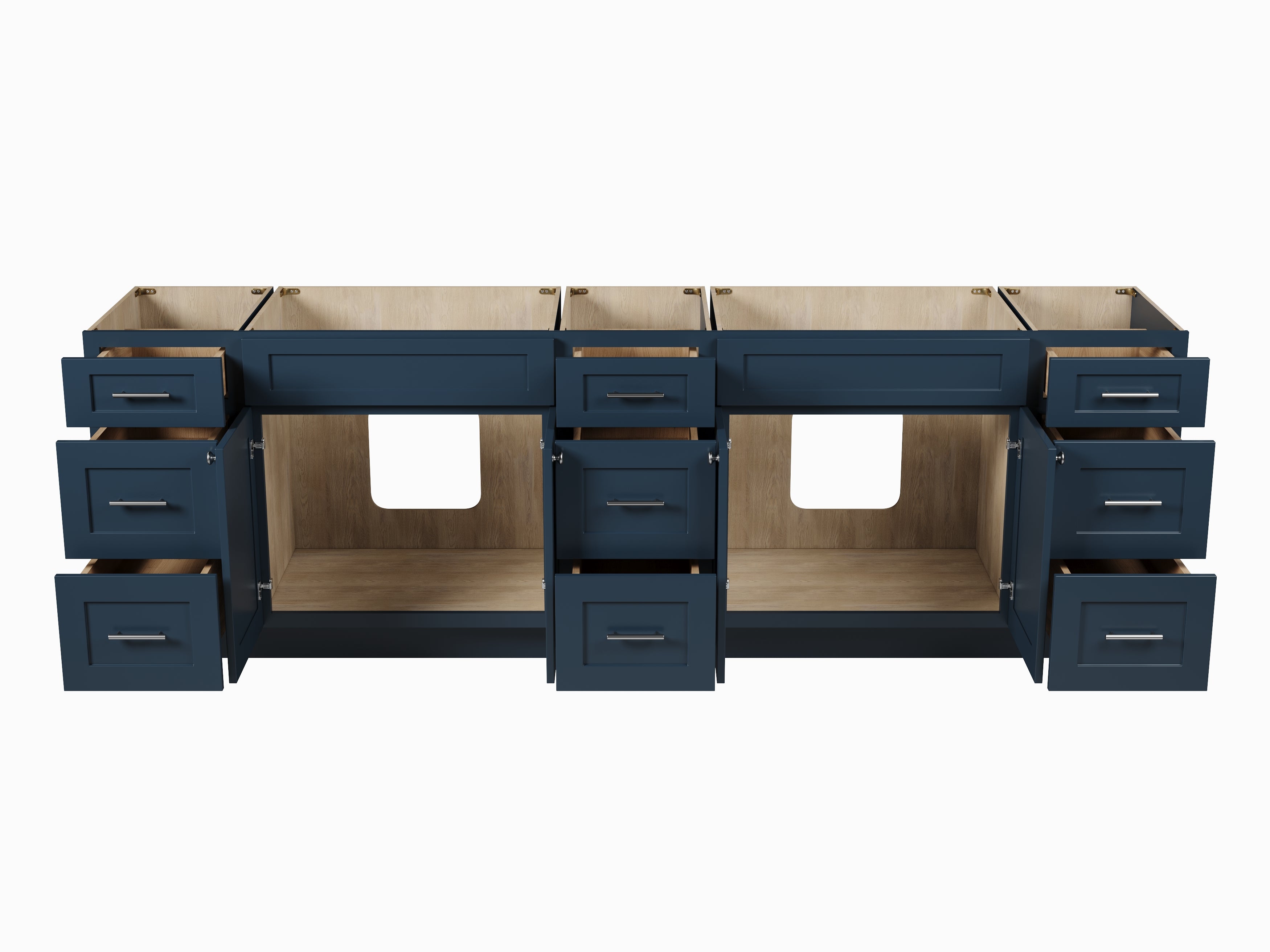 Disar 105'' Double Bathroom Vanity Base only