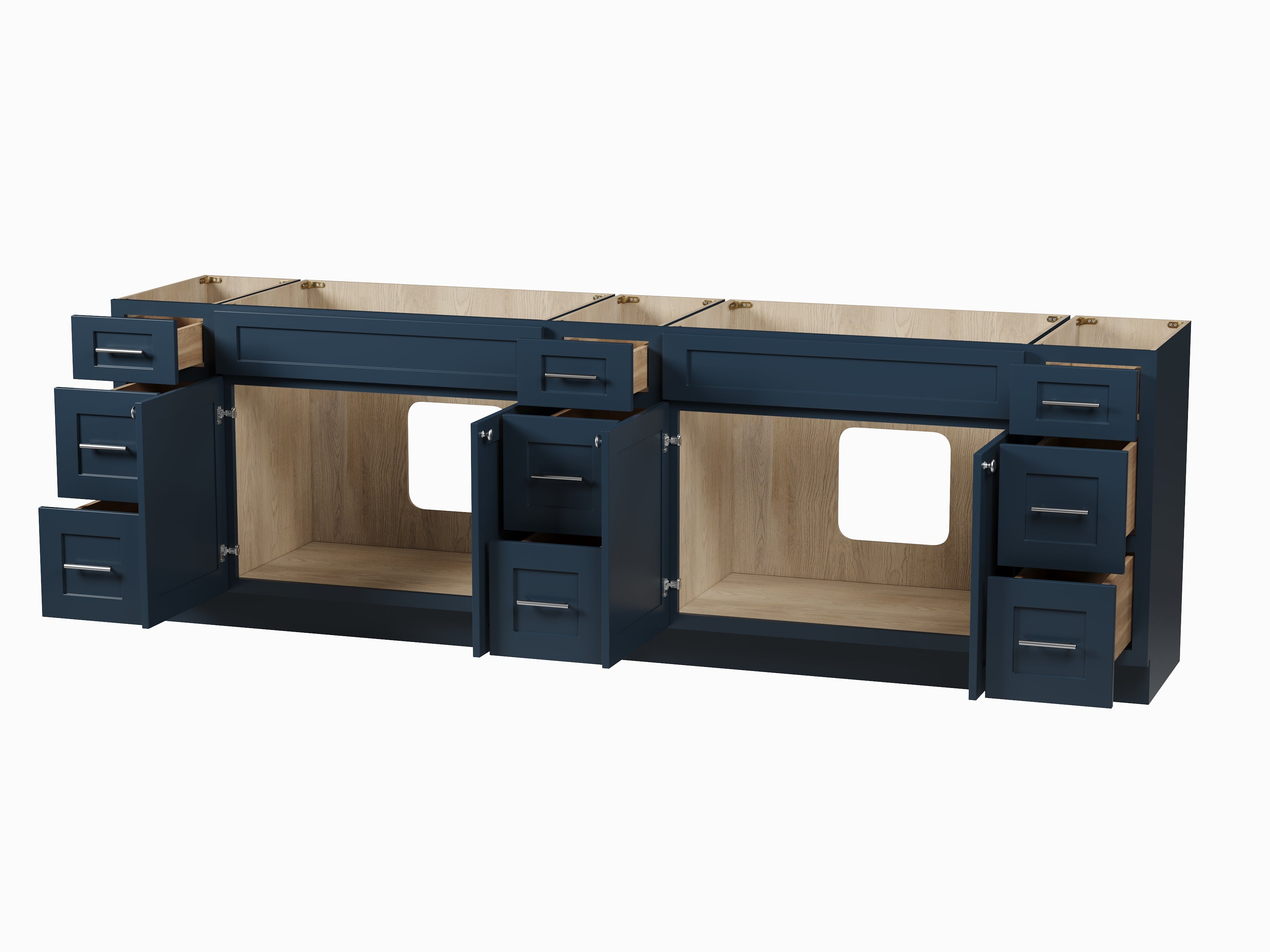 108 Double Bathroom Vanity Base Only