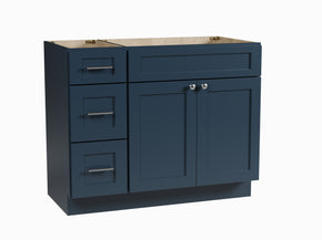 Disar 42" Single Bathroom Vanity Base Only in White