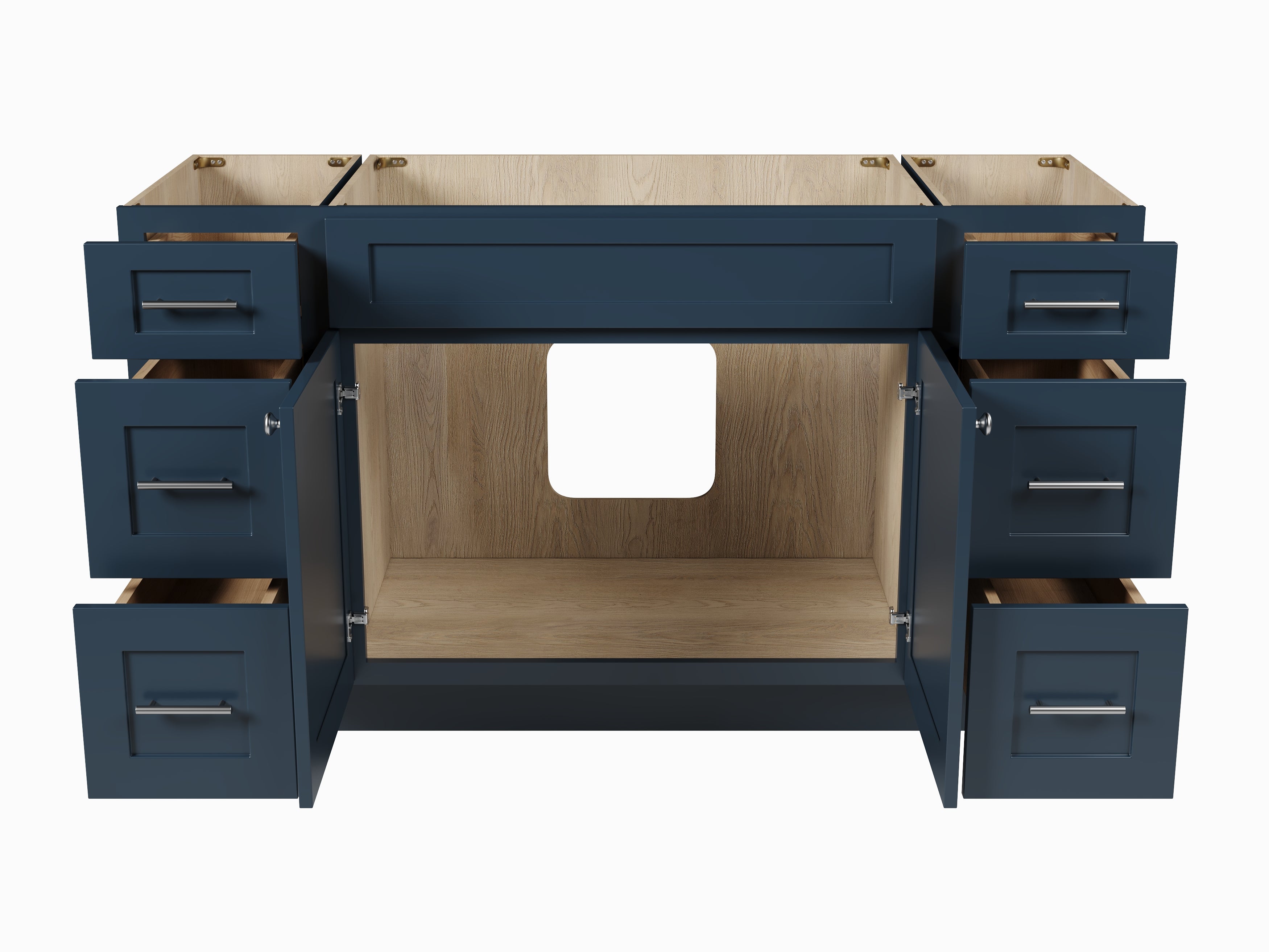 60" Double Bathroom Vanity Base only