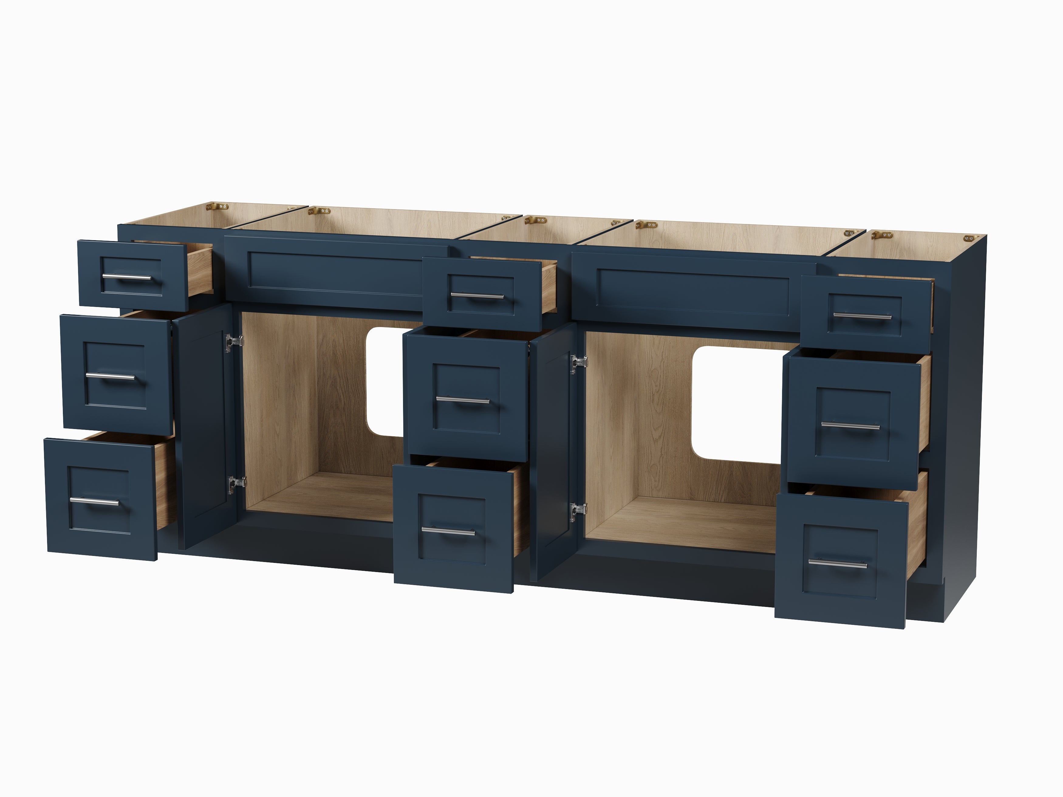 84 Double Bathroom Vanity Base Only