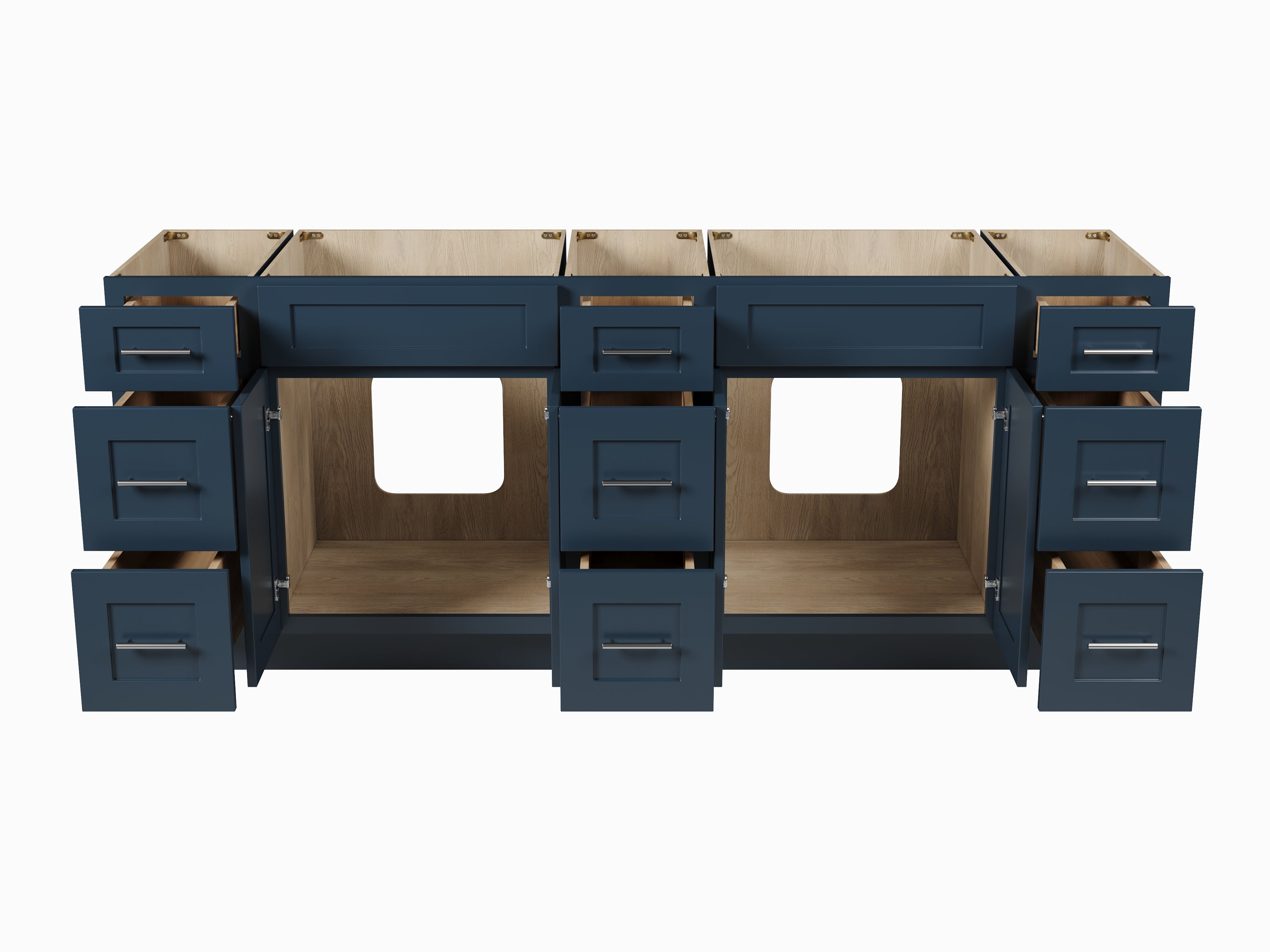 84 Double Bathroom Vanity Base Only