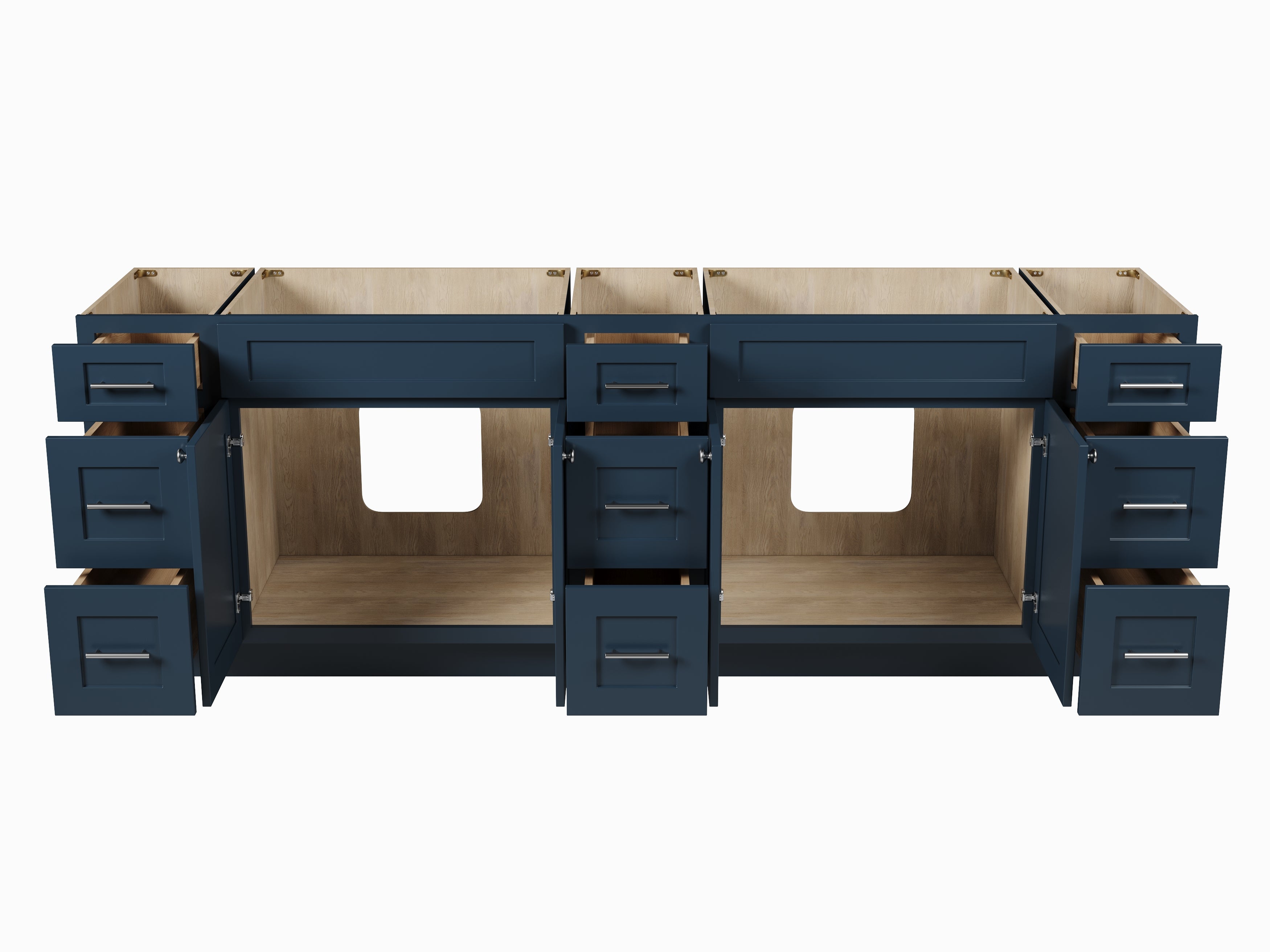 Disar 96" Double Bathroom Vanity Base