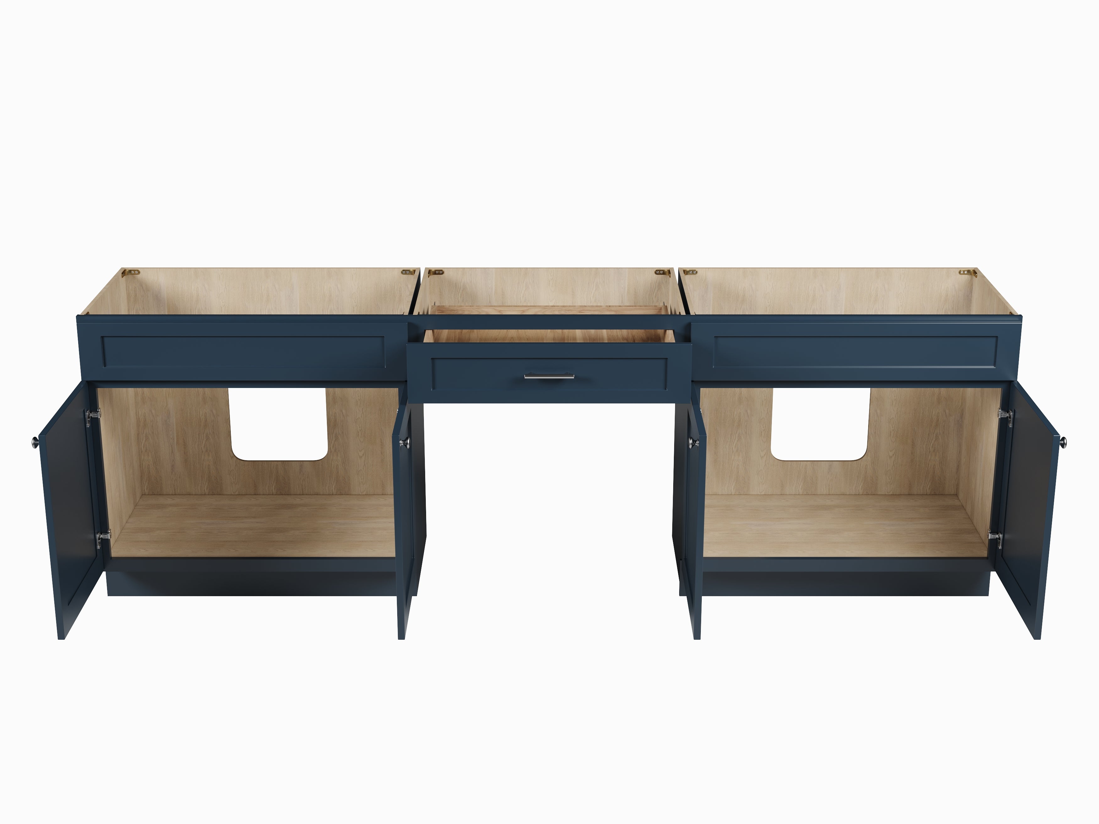 102" Double Bathroom Vanity Base Only