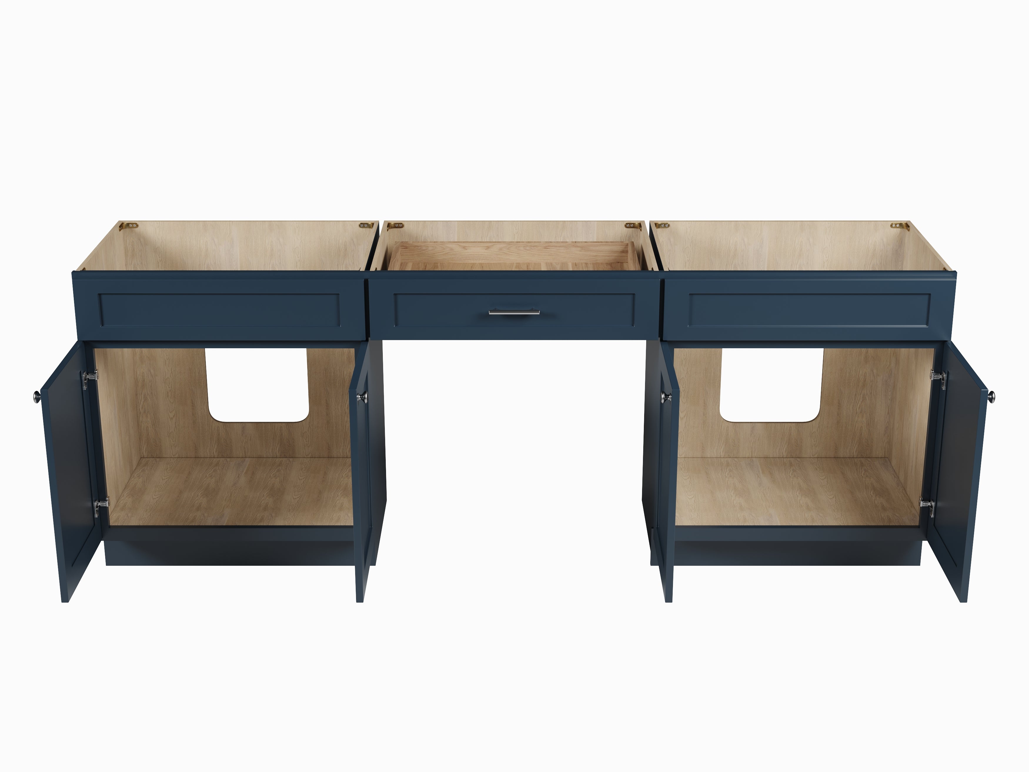 90'' Double Bathroom Vanity Base Only