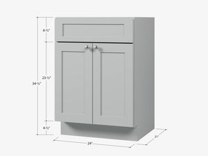 Disar 24" Bathroom Vanity Base Only