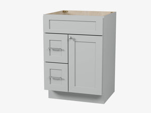 24'' Single Bathroom Vanity Base Only Drawer left