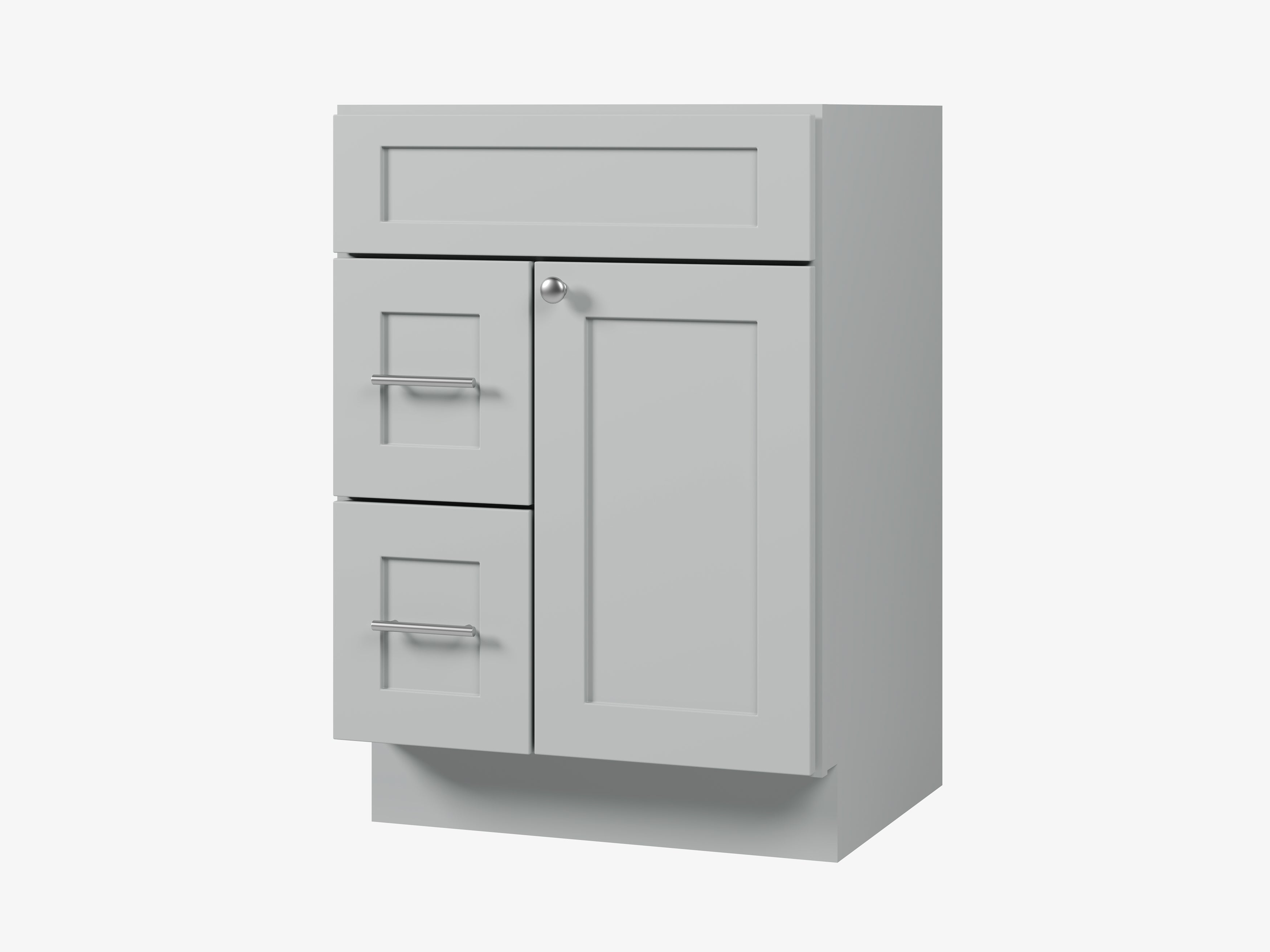 24'' Single Bathroom Vanity Base Only Drawer left