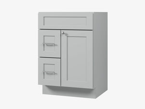 24'' Single Bathroom Vanity Base Only Drawer left