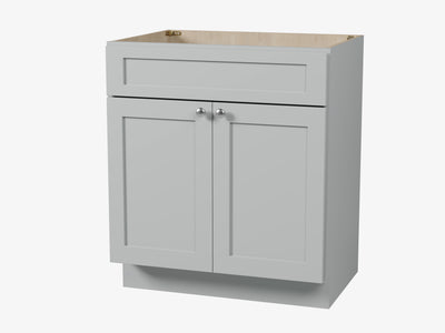 [color:Gray] 30'' Bathroom Vanity Base Only - Gray finish view