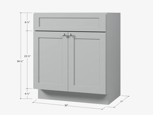 Disar 30'' Bathroom Vanity Base Only