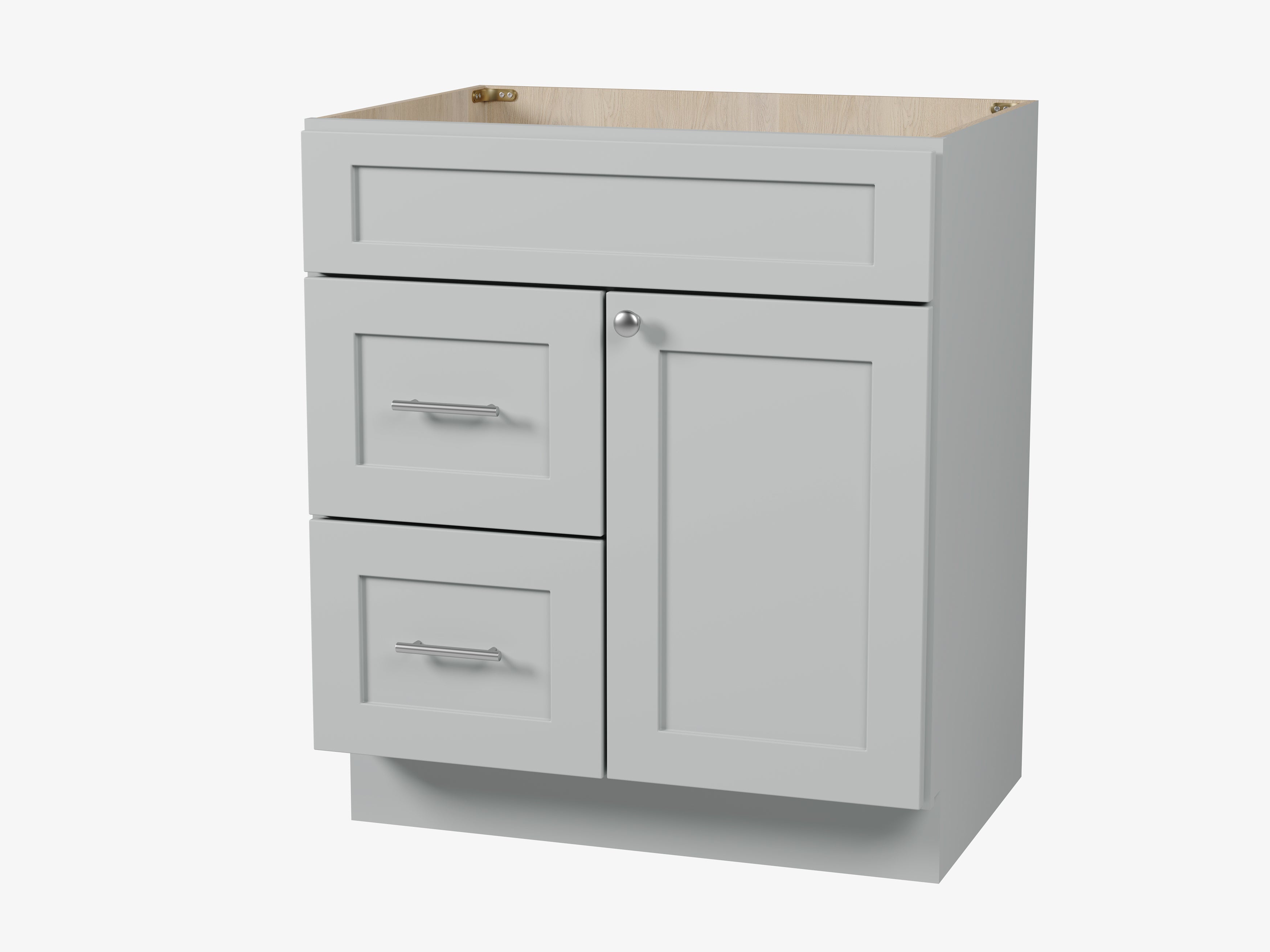 Disar 30'' Bathroom Vanity With Left Drawer Base Only