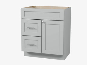 Disar 30'' Bathroom Vanity With Left Drawer Base Only