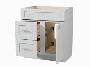 Disar 30'' Bathroom Vanity With Left Drawer Base Only