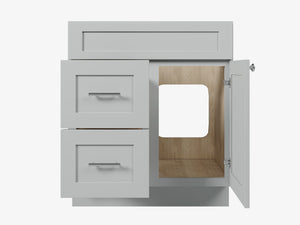 Disar 30'' Bathroom Vanity With Left Drawer Base Only