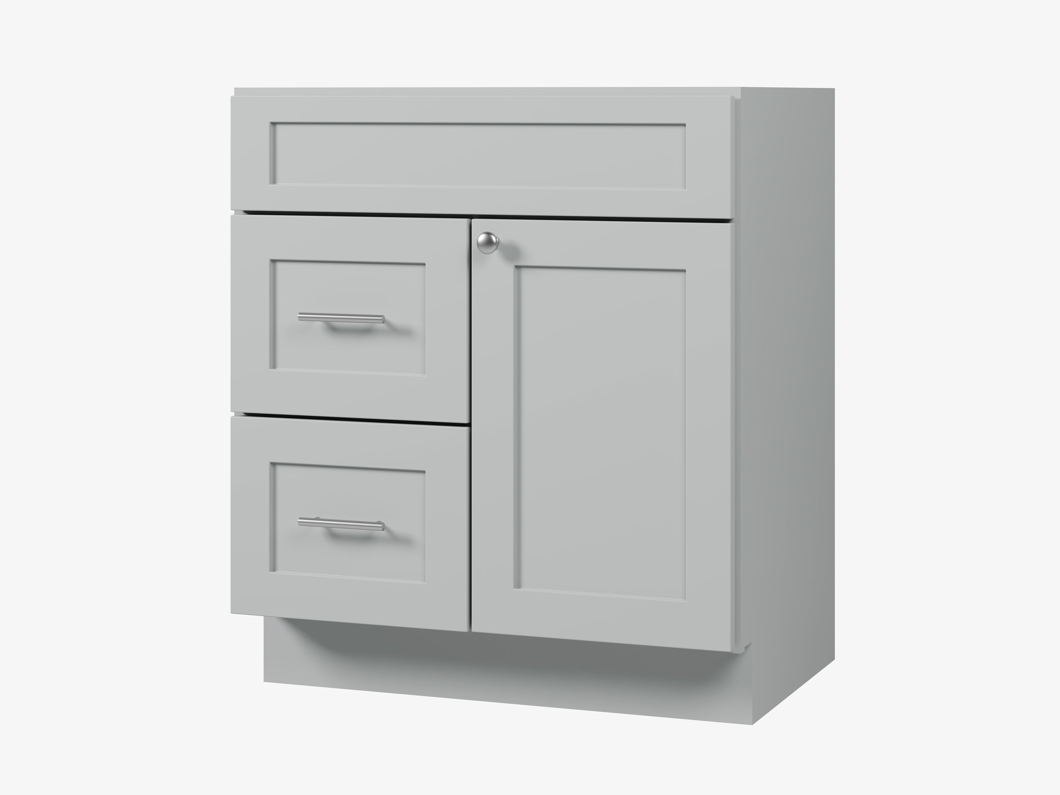 Disar 30'' Bathroom Vanity With Left Drawer Base Only