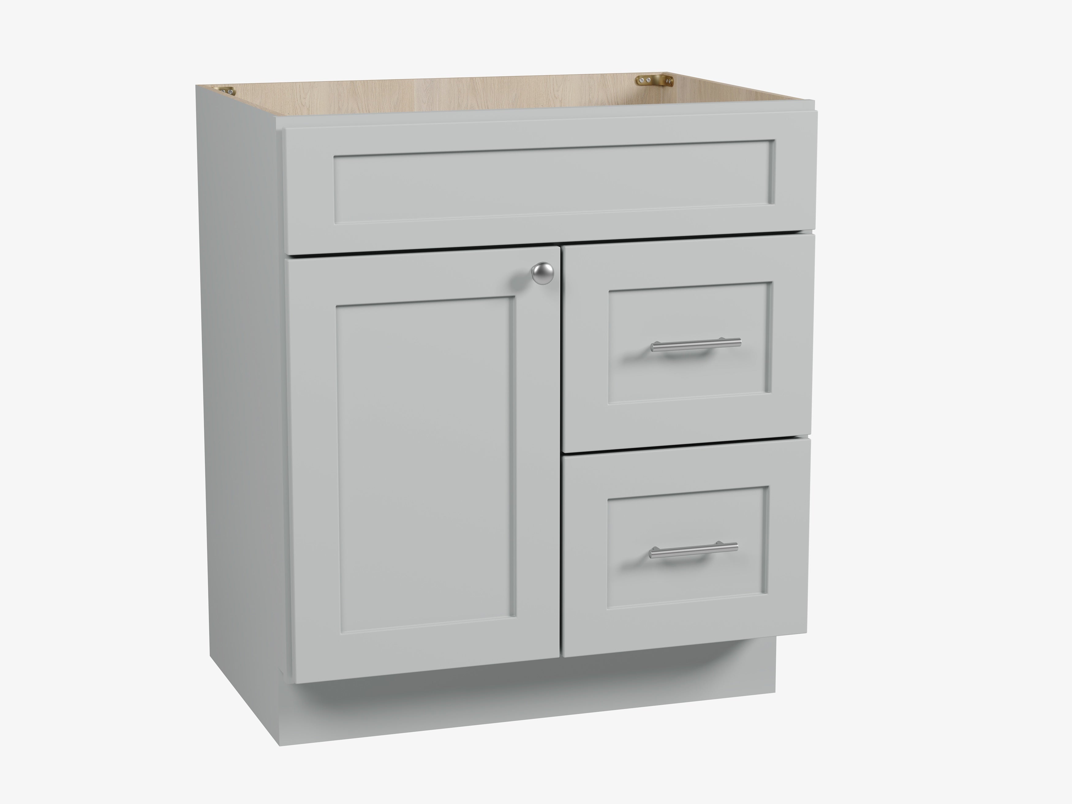 Disar 30'' Bathroom Vanity With Drawer Right Base Only