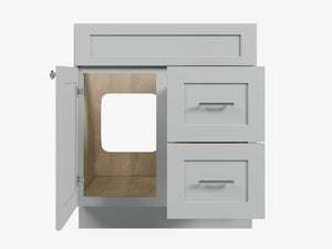 Disar 30'' Bathroom Vanity With Drawer Right Base Only