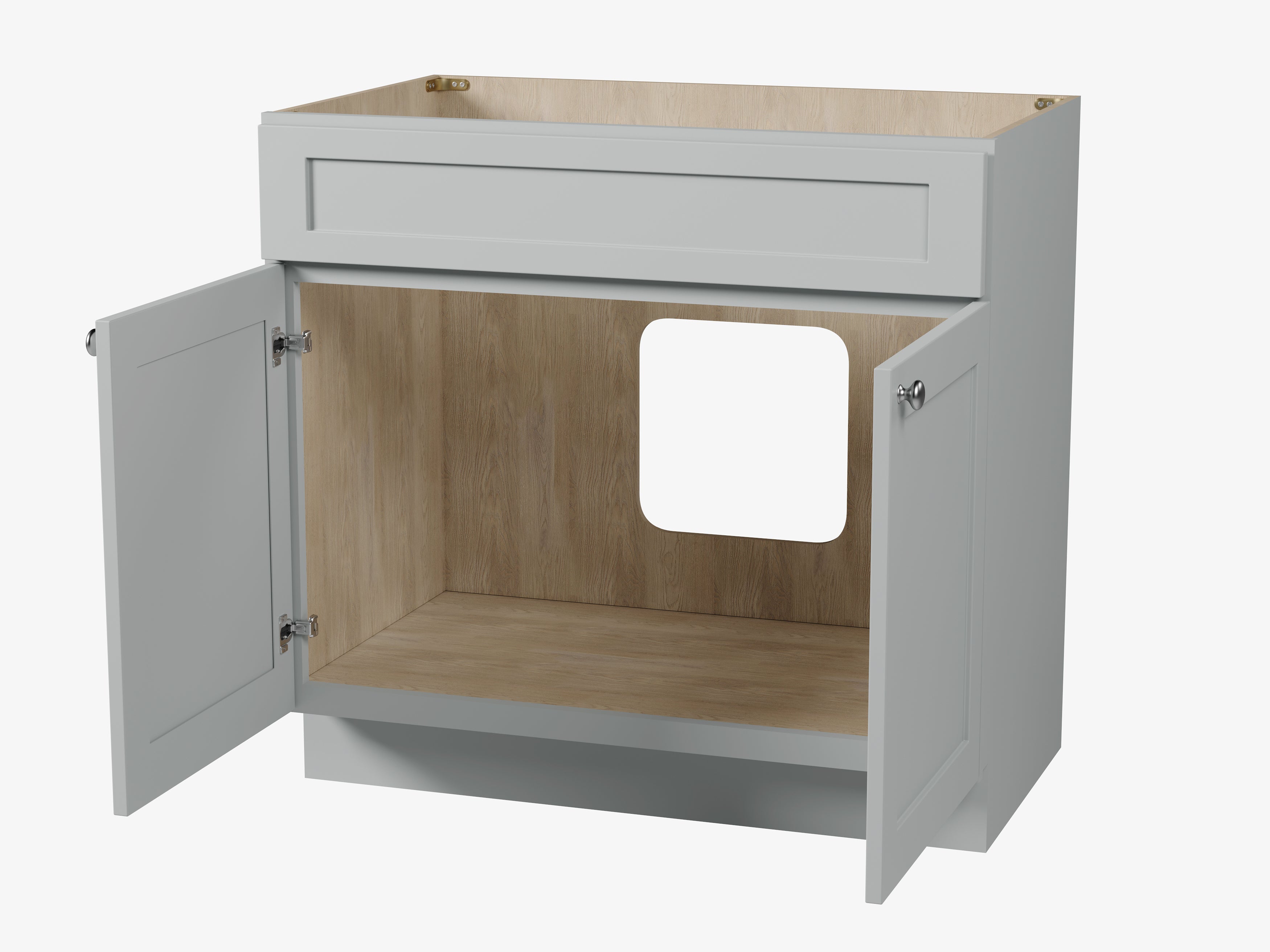 Disar 36'' Vanity Cabinet Solid Wood Plywood Base Only
