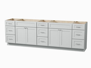 Disar 105'' Double Bathroom Vanity Base only