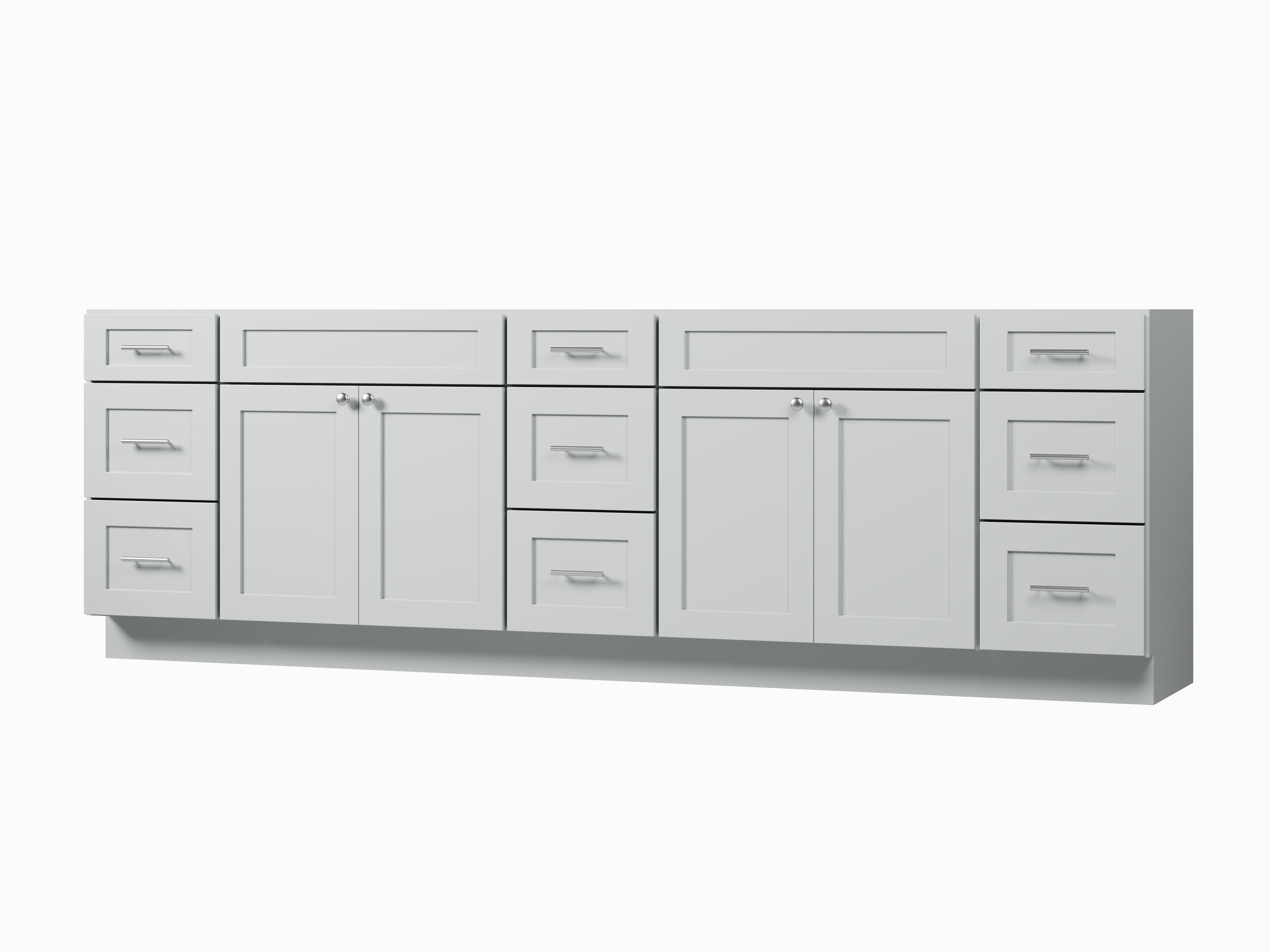 Disar 105'' Double Bathroom Vanity Base only