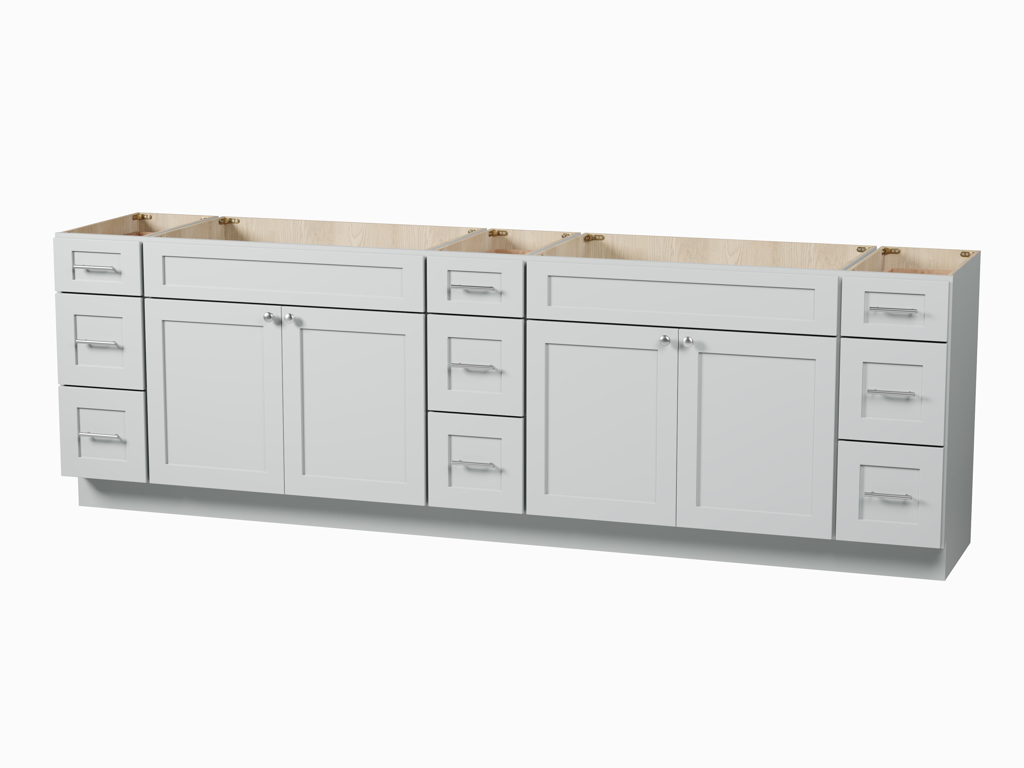 108 Double Bathroom Vanity Base Only