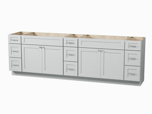 108 Double Bathroom Vanity Base Only