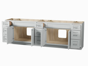108 Double Bathroom Vanity Base Only