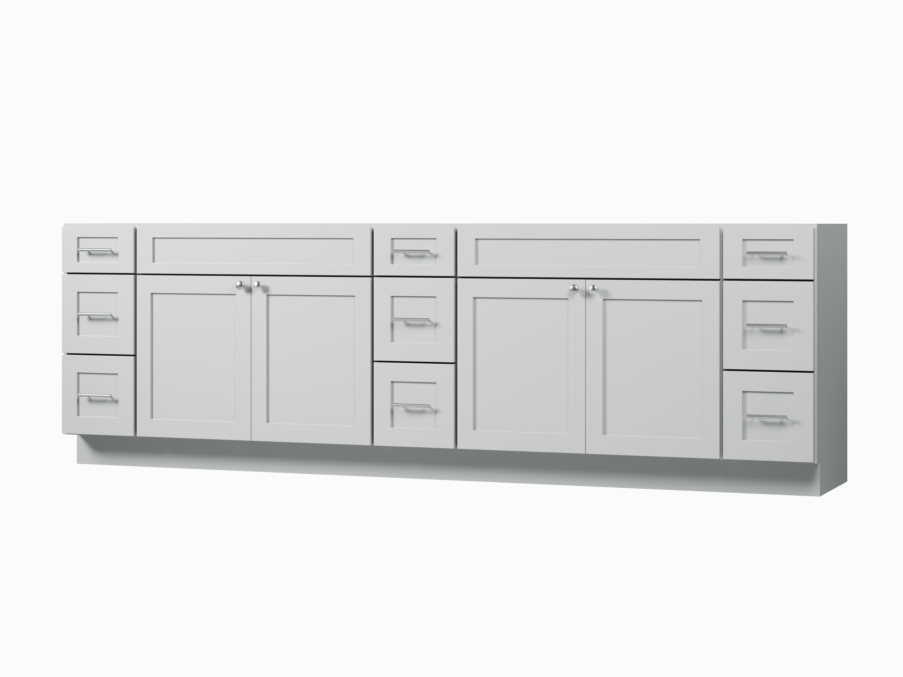108 Double Bathroom Vanity Base Only