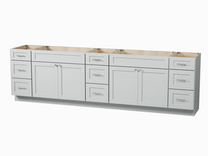 117'' Double Bathroom Vanity Base only
