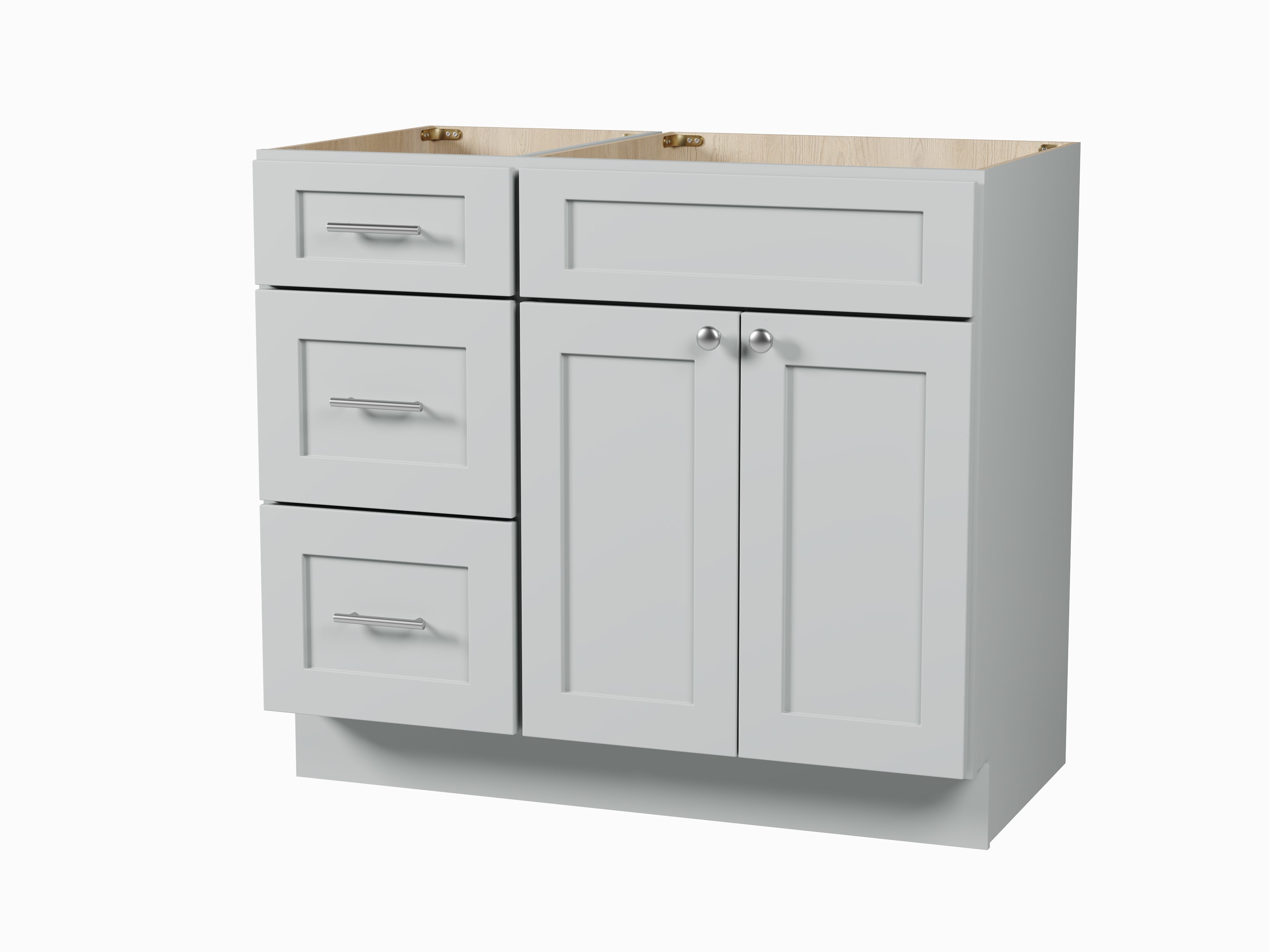 Disar 39'' Single Bathroom Vanity With Drawer Left Base Only