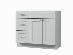 Disar 39'' Single Bathroom Vanity With Drawer Left Base Only