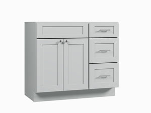 Disar 39'' Single Bathroom Vanity With Drawer (Right Base Only)