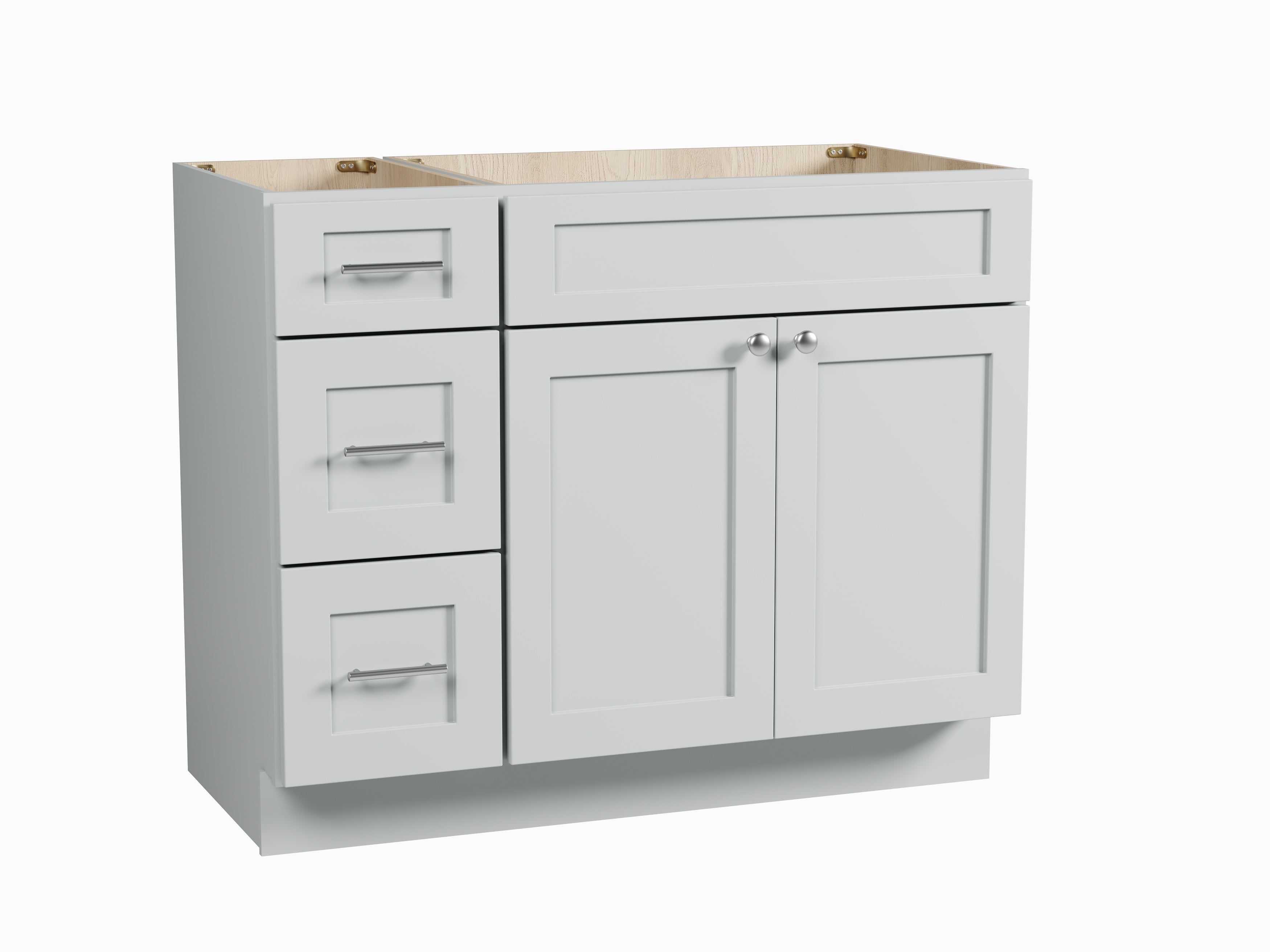 Disar 42" Single Bathroom Vanity Base Only in White