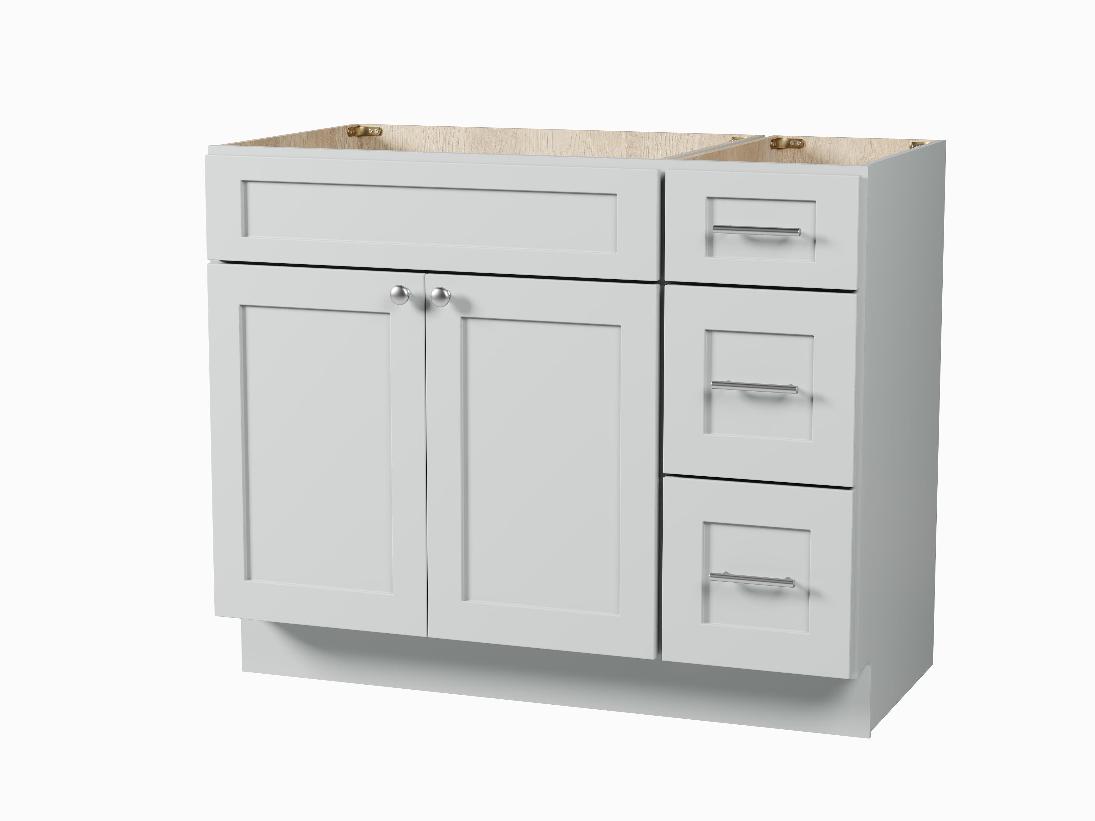 Disar 42" Single Bathroom Vanity Base Only in White
