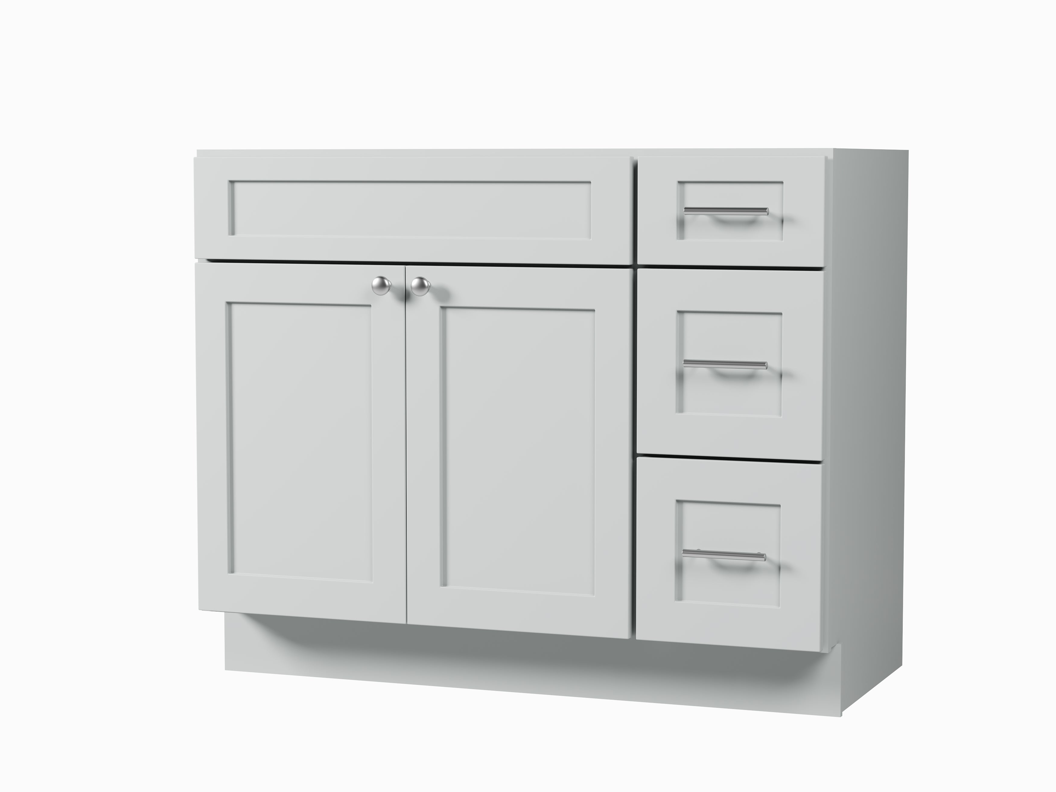 Disar 42" Single Bathroom Vanity Base Only in White