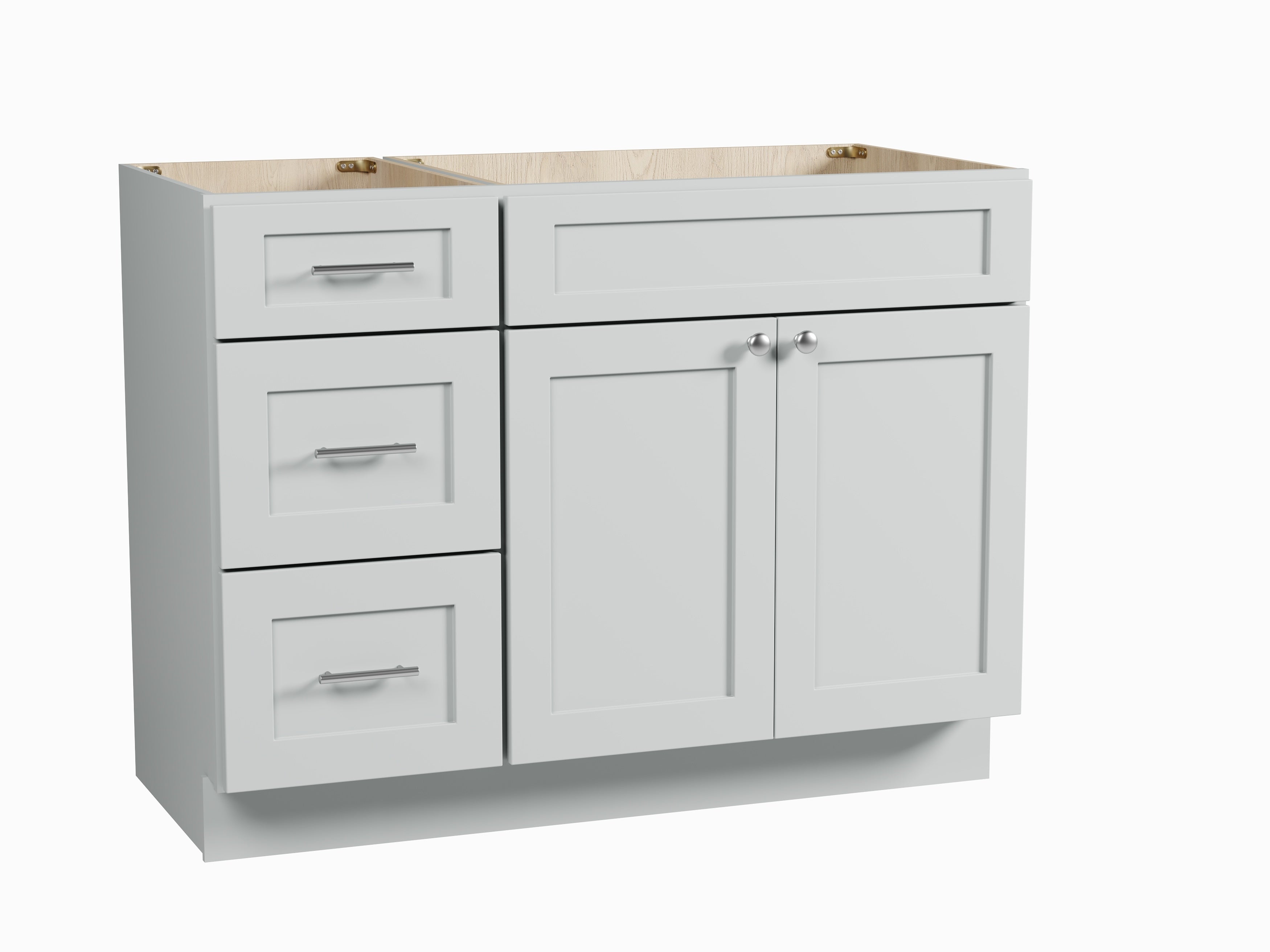Disar 45'' Single Bathroom Vanity With Drawer Left Base Only