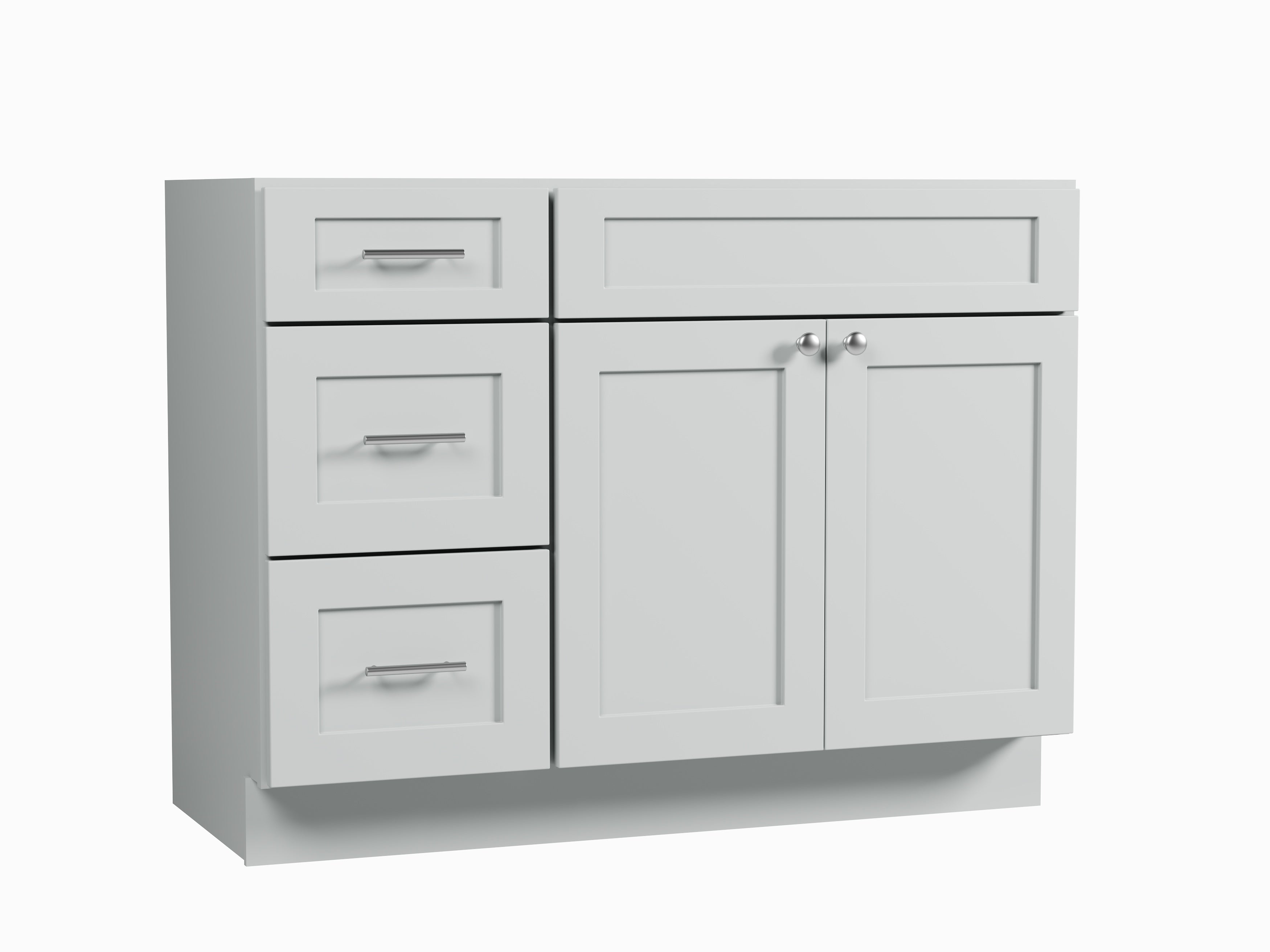 Disar 45'' Single Bathroom Vanity With Drawer Left Base Only