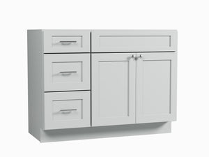 Disar 45'' Single Bathroom Vanity With Drawer Left Base Only