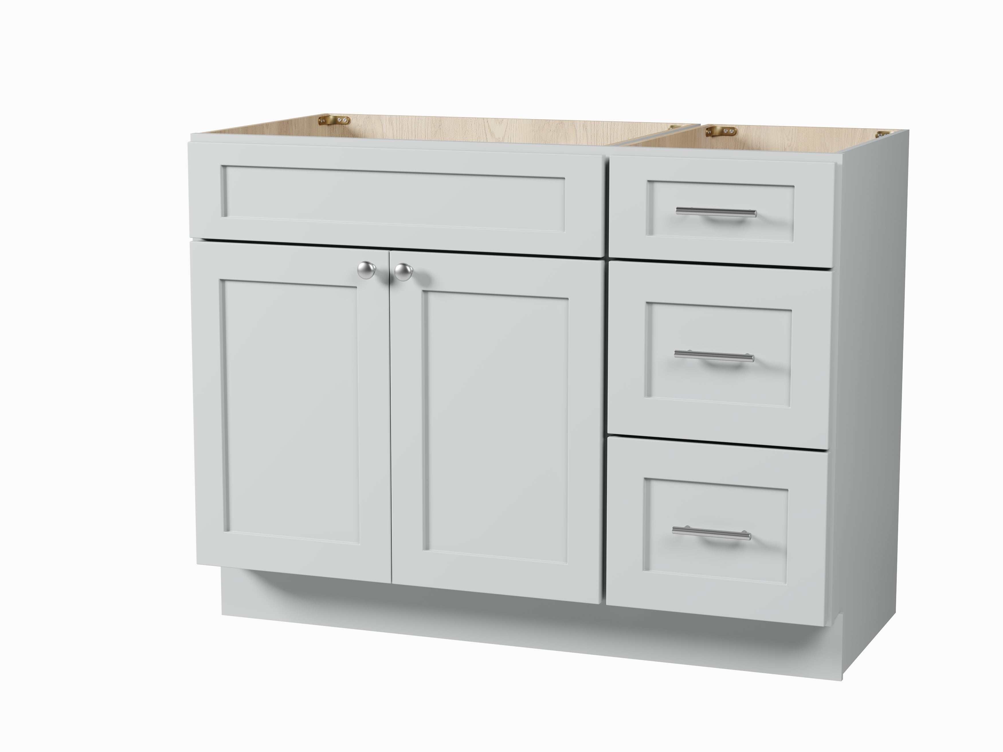 Disar 45'' Single Bathroom Vanity With Drawer Right Base Only