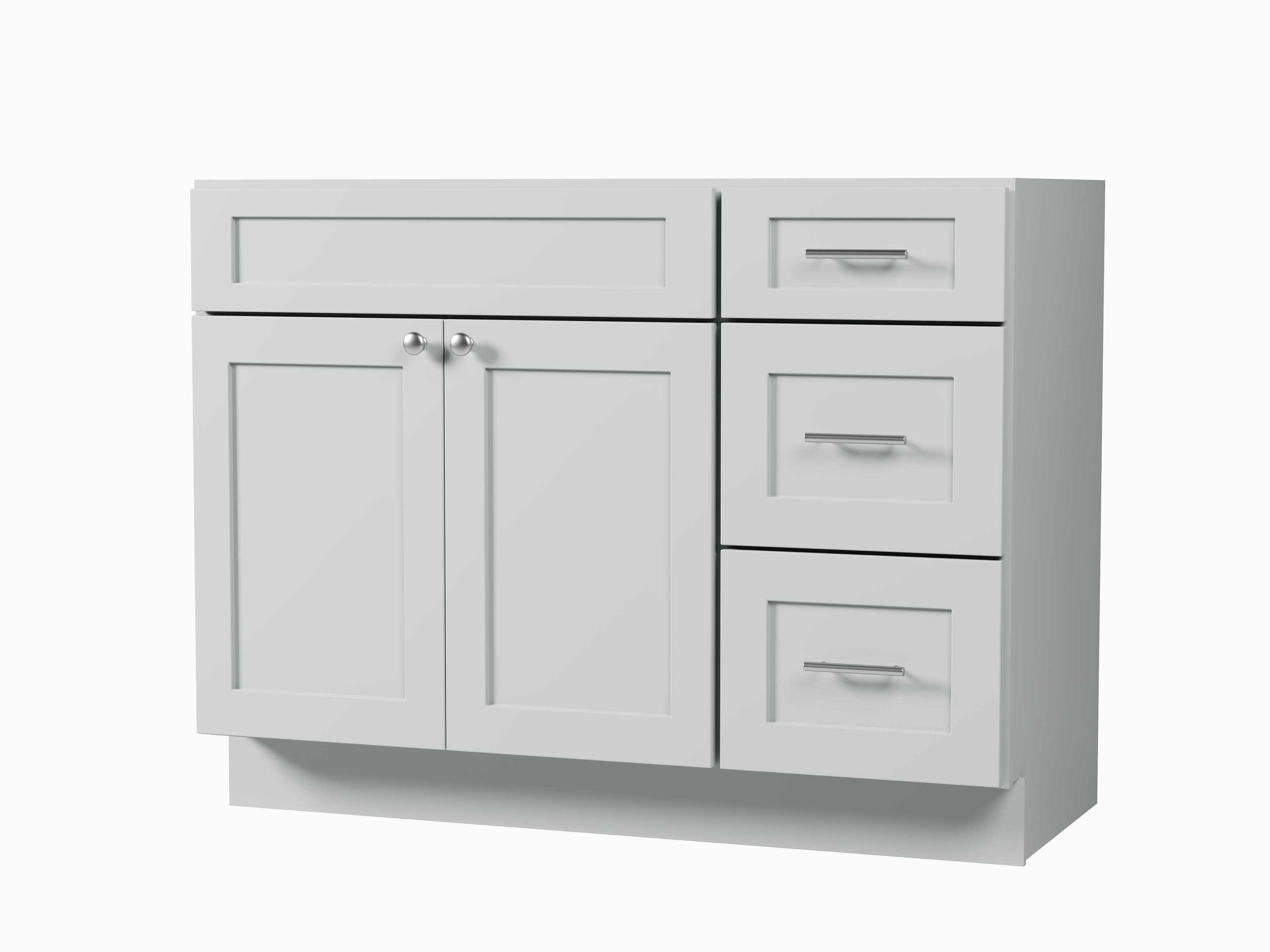 Disar 45'' Single Bathroom Vanity With Drawer Right Base Only