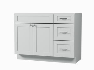 Disar 45'' Single Bathroom Vanity With Drawer Right Base Only