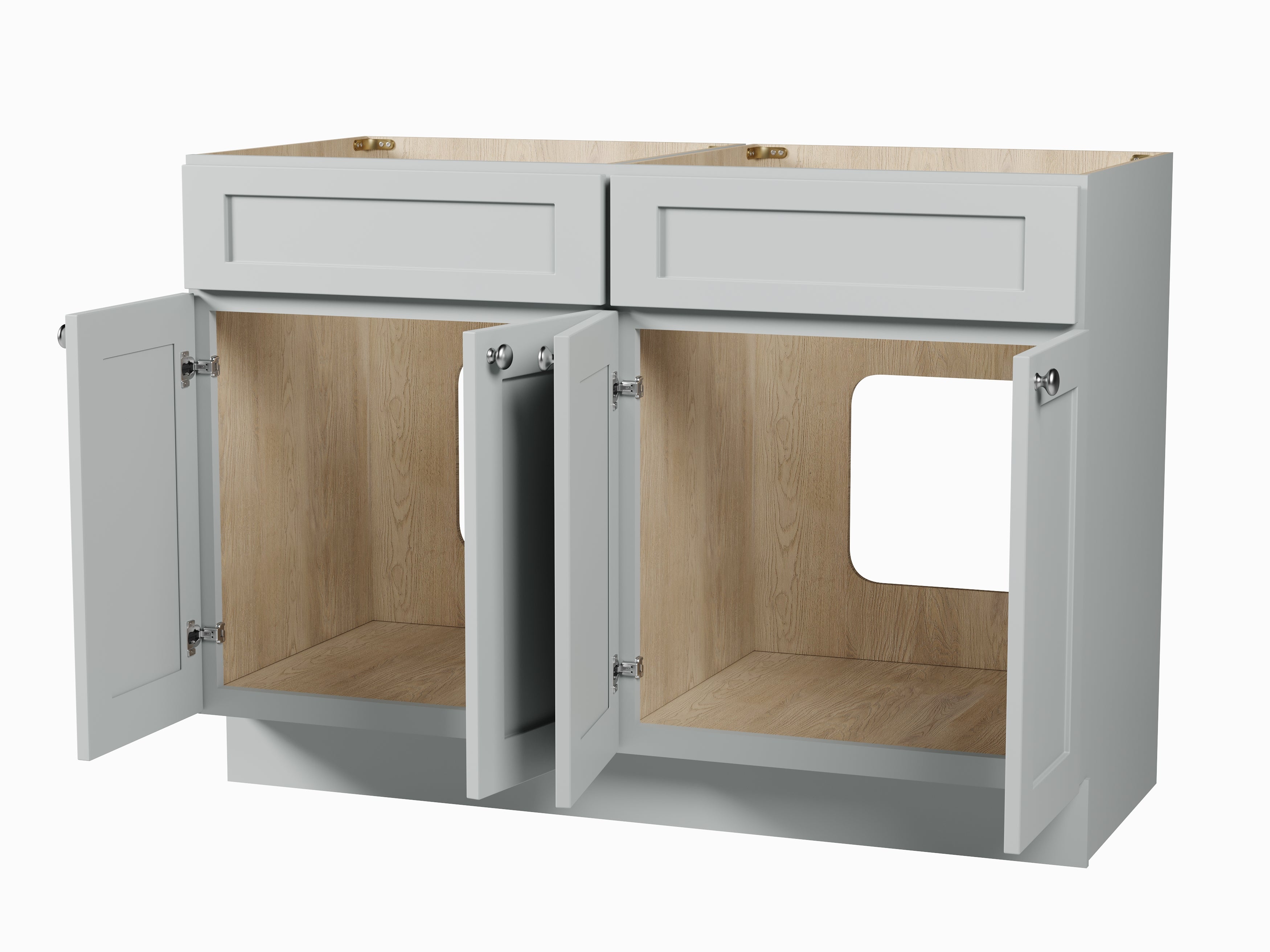 Disar 48'' Double Bathroom Vanity Base Only
