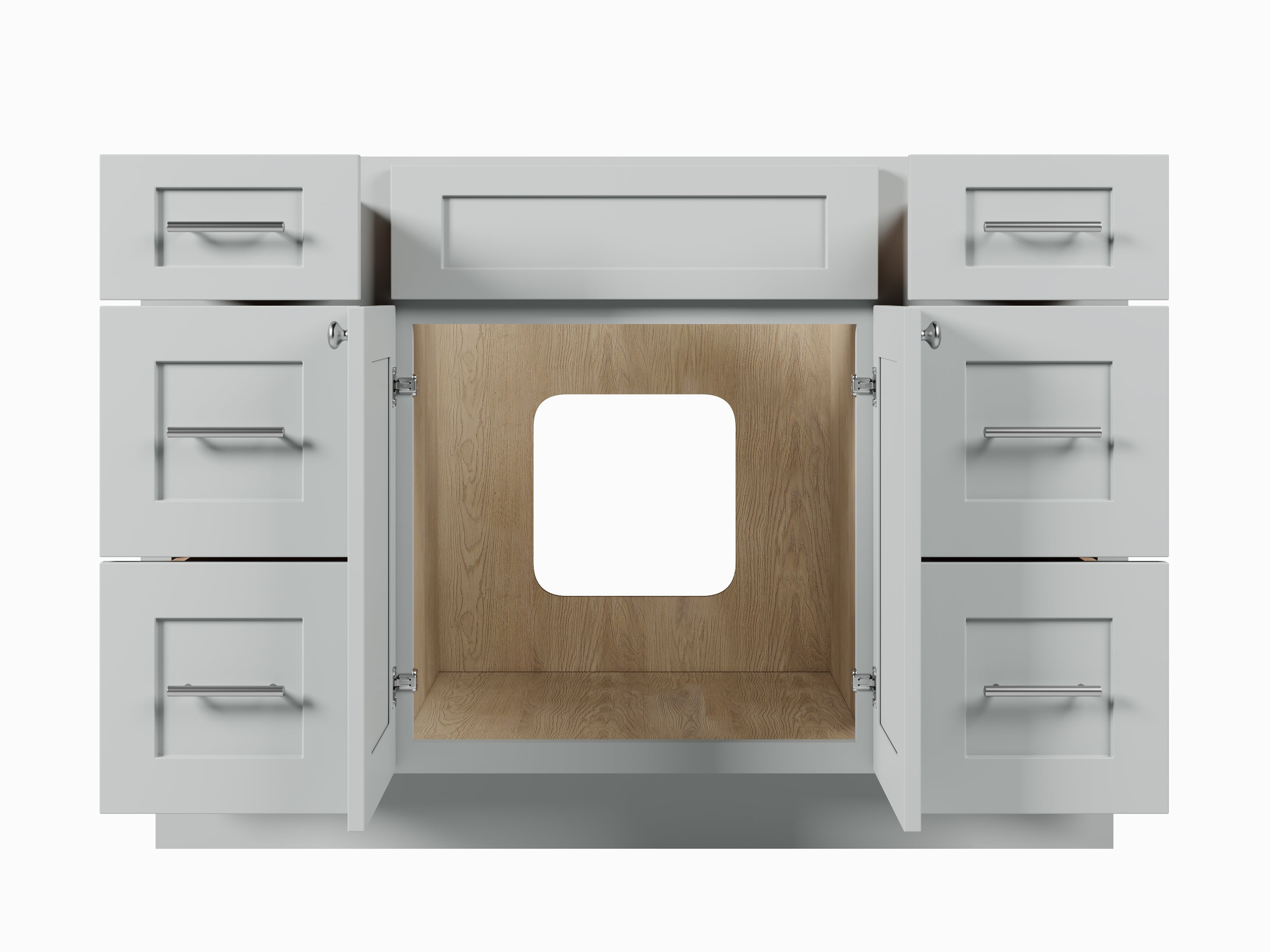 Disar 48'' Single Bathroom Vanity With Drawer Base Only